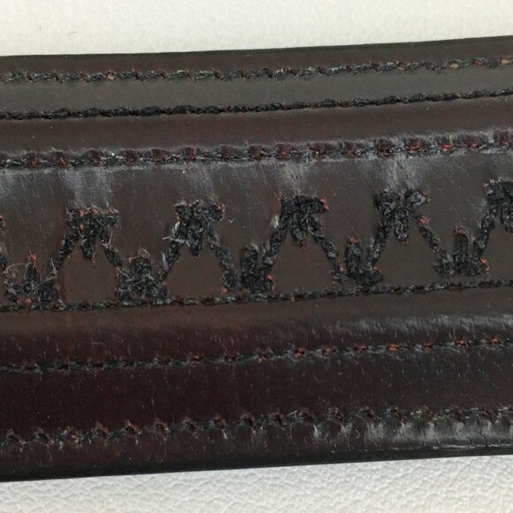???????? ???????? Genuine Goatskin Hobby Stitch Belt NEW! Sz 30